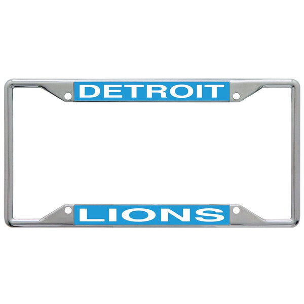 Detroit Lions Lic Plt Frame S/S Printed