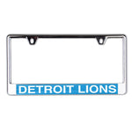 Detroit Lions Lic Plate Frame B/O Printed