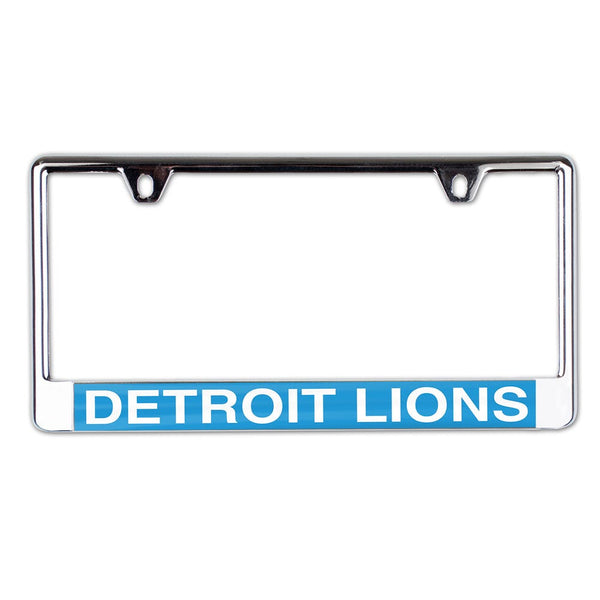 Detroit Lions Lic Plate Frame B/O Printed