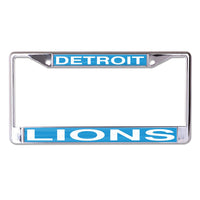 Detroit Lions Lic Plt Frame S/L Printed