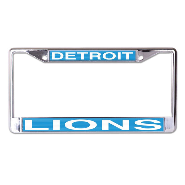 Detroit Lions Lic Plt Frame S/L Printed