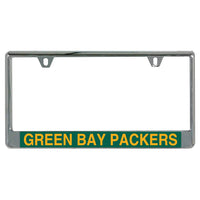 Green Bay Packers Lic Plate Frame B/O Printed