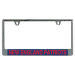 New England Patriots Lic Plate Frame B/O Printed