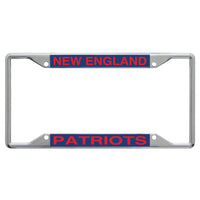 New England Patriots Lic Plt Frame S/S Printed