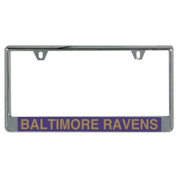 Baltimore Ravens Lic Plate Frame B/O Printed
