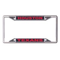 Houston Texans Lic Plt Frame S/S Printed