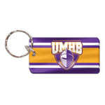 Mary Hardin-Baylor Crusaders STRIPES Keychain Rectangle