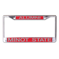 Wholesale-Minot State Beavers Lic Plt Frame S/L Printed