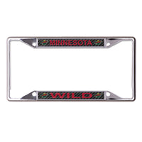 Minnesota Wild CARBON Lic Plt Frame S/S Printed
