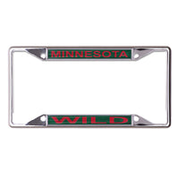 Minnesota Wild GLITTER Lic Plt Frame S/S Printed