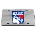 New York Rangers GLITTER Specialty Acrylic License Plate