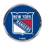 New York Rangers Chrome Metal Domed Emblem