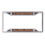 Wholesale-Auburn Tigers CARBON Lic Plt Frame S/S Printed