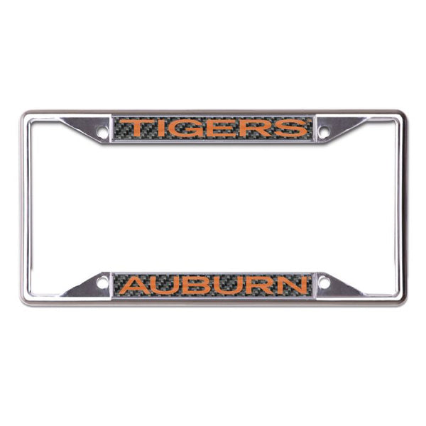 Wholesale-Auburn Tigers CARBON Lic Plt Frame S/S Printed