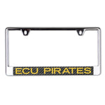 Wholesale-East Carolina Pirates Lic Plate Frame B/O Printed