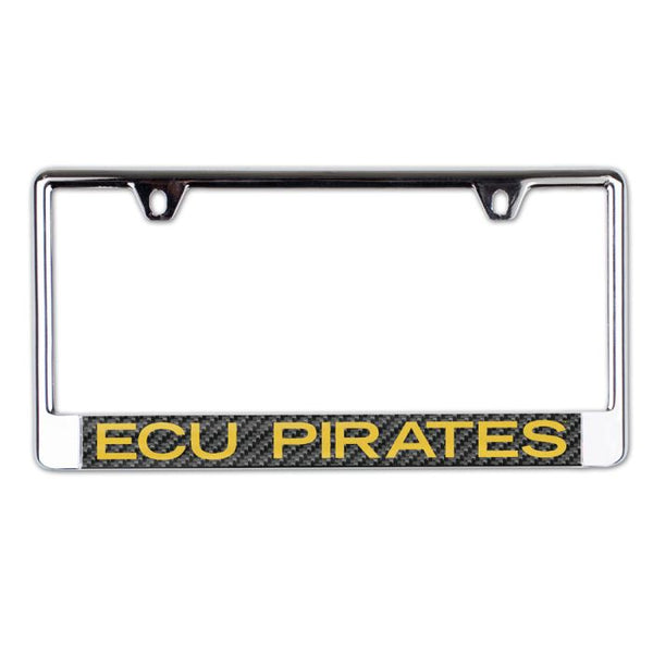 Wholesale-East Carolina Pirates Lic Plate Frame B/O Printed