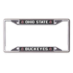 Wholesale-Ohio State Buckeyes CARBON Lic Plt Frame S/S Printed