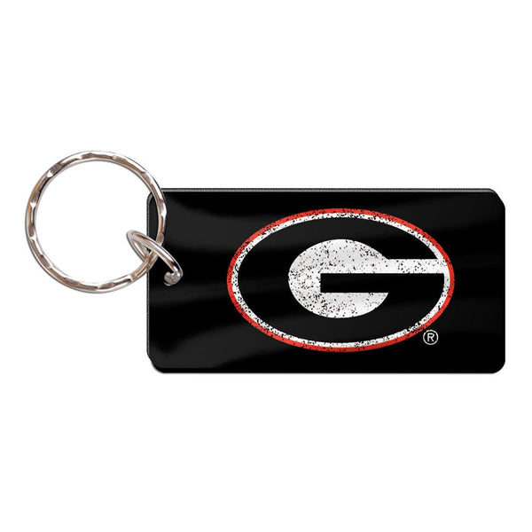 Georgia Bulldogs VINTAGE Keychain Rectangle