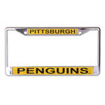 Pittsburgh Penguins GLITTER Lic Plt Frame S/L Printed