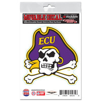 Wholesale-East Carolina Pirates All Surface Decals 3" x 5"