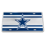 Dallas Cowboys STRIPES Specialty Acrylic License Plate