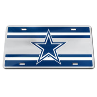 Dallas Cowboys STRIPES Specialty Acrylic License Plate