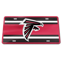 Atlanta Falcons STRIPES Specialty Acrylic License Plate