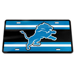 Detroit Lions STRIPES Specialty Acrylic License Plate