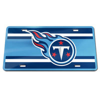 Tennessee Titans STRIPES Specialty Acrylic License Plate