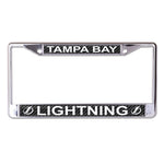 Tampa Bay Lightning CARBON Lic Plt Frame S/L Printed