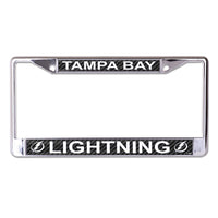 Tampa Bay Lightning CARBON Lic Plt Frame S/L Printed