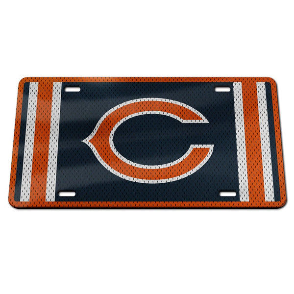 Chicago Bears JERSEY Specialty Acrylic License Plate