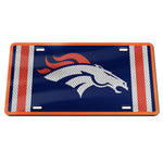 Denver Broncos JERSEY Specialty Acrylic License Plate