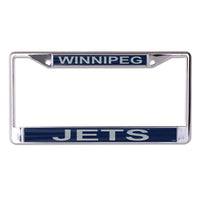Winnipeg Jets Lic Plt Frame S/L Printed