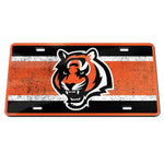 Cincinnati Bengals VINTAGE Specialty Acrylic License Plate