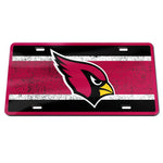 Arizona Cardinals VINTAGE Specialty Acrylic License Plate