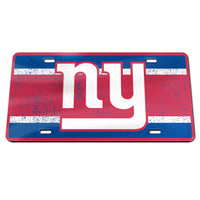 New York Giants VINTAGE Specialty Acrylic License Plate