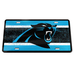 Carolina Panthers VINTAGE Specialty Acrylic License Plate