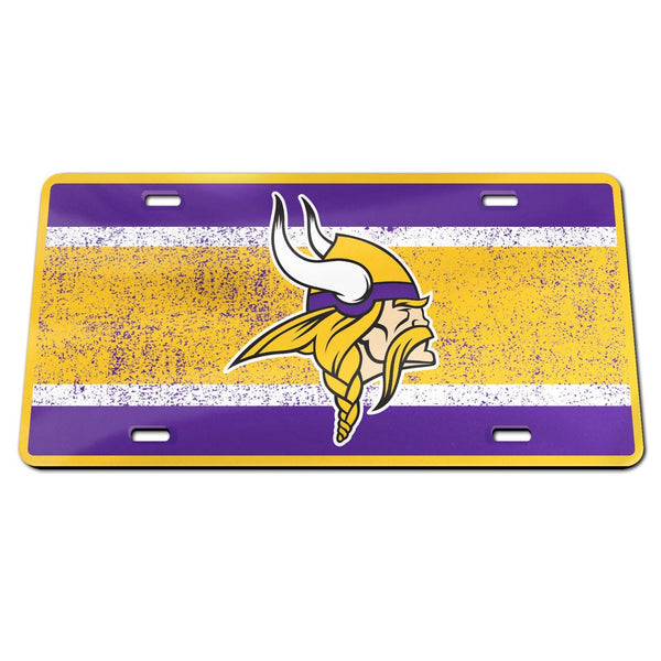 Minnesota Vikings VINTAGE Specialty Acrylic License Plate