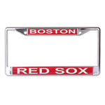 Boston Red Sox GLITTER Lic Plt Frame S/L Printed