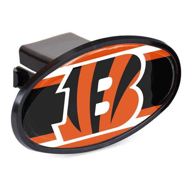Cincinnati Bengals STRIPE Oval 2" Hitch Receiver