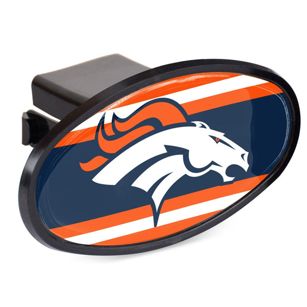 Denver Broncos STRIPE Oval 2" Hitch Receiver