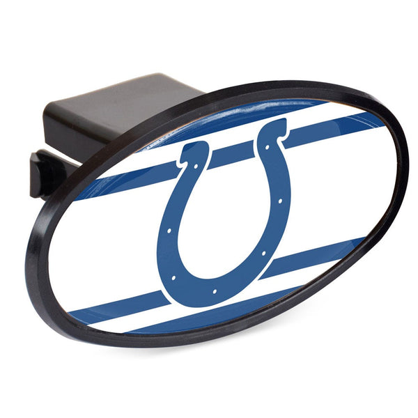 Indianapolis Colts STRIPES Oval 2" Hitch Receiver