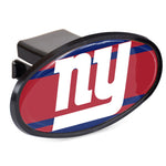 New York Giants STRIPES Oval 2" Hitch Receiver
