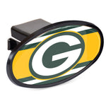 Green Bay Packers STRIPES Oval 2" Hitch Receiver