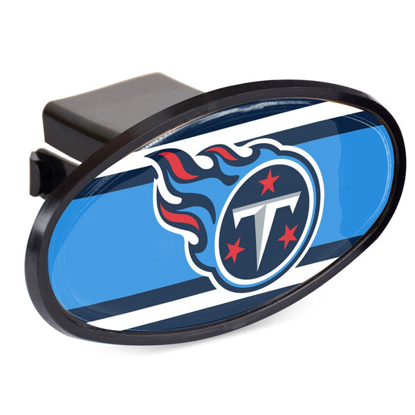 Tennessee Titans STRIPES Oval 2" Hitch Receiver
