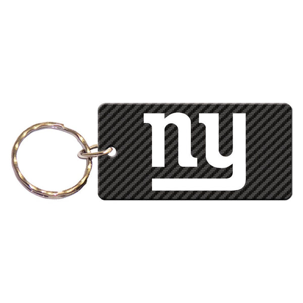 New York Giants CARBON Keychain Rectangle