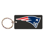 New England Patriots CARBON Keychain Rectangle