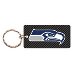 Seattle Seahawks CARBON Keychain Rectangle