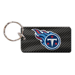 Tennessee Titans CARBON Keychain Rectangle